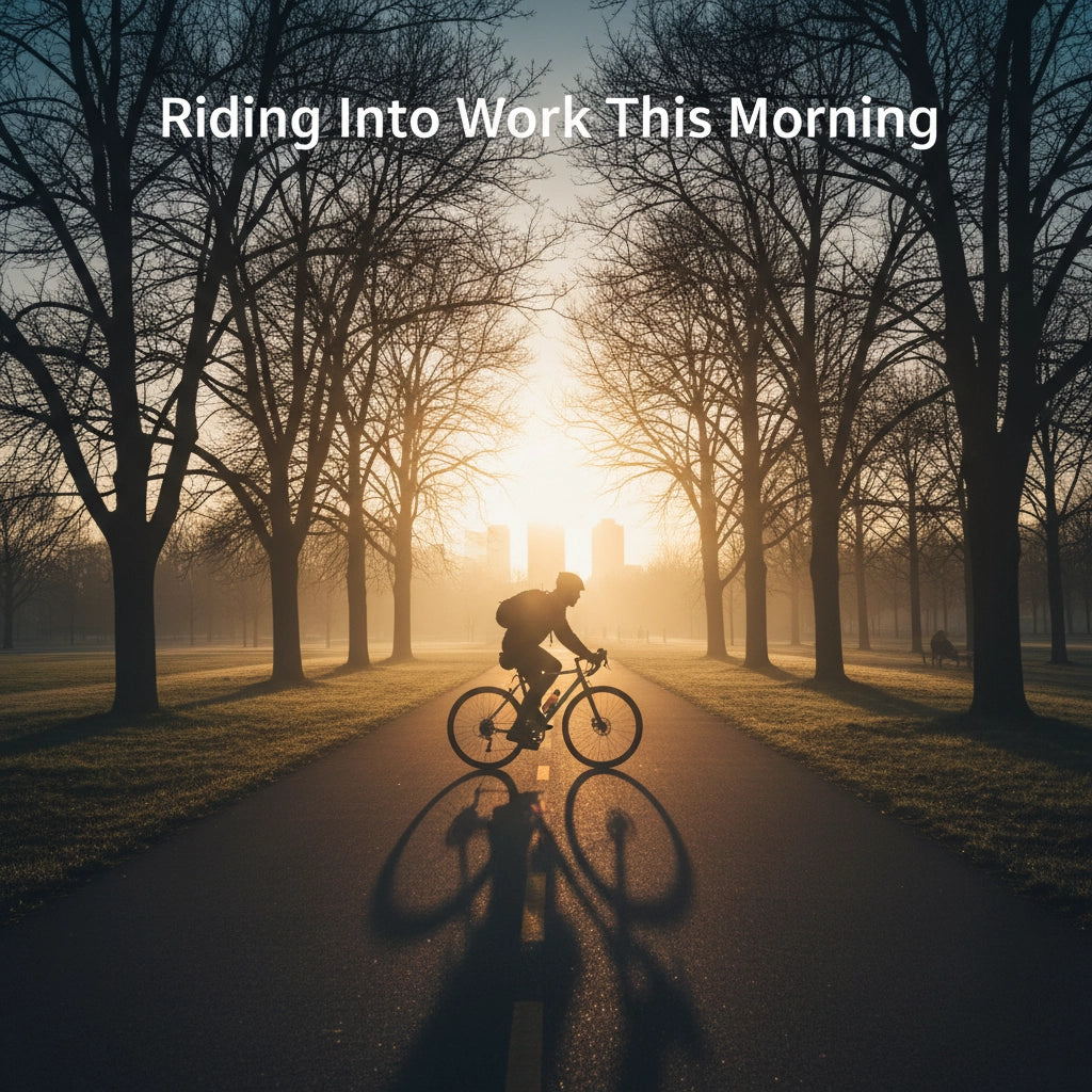 Riding Into Work This Morning