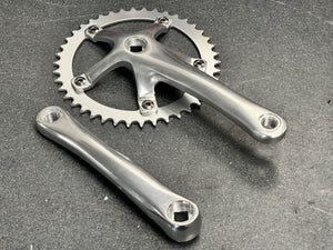 Silver 170mm Single Speed Road Bike Crankset 130BCD 42 Teeth