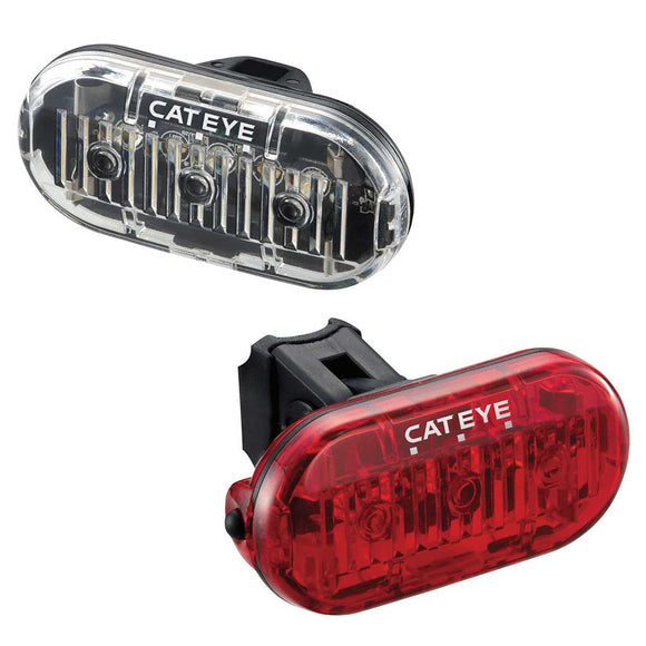 CATEYE OMNI 3 FRONT & REAR LIGHT SET