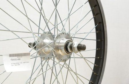 20″ REAR WHEEL – S/S – 48H*14MM HUB – BLACK BMX – GC Bike Repairs