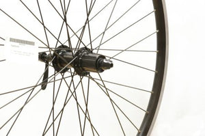 27.5 REAR WHEEL – SHIMANO QR CASS HUB / DW V-BRAKE RIM BLACK