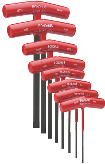 Bondhus T-Handle Ball Driver Set