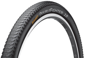 Continental Double Fighter III Rigid Tyre in Black - 27.5 x 2.00" 650B