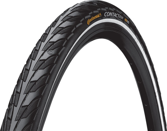 Continental Contact City/Trekking Tyre in Black/Reflex (Rigid) - 700 x 37mm