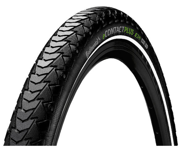 Continental eContact Plus Trekking Tyre in Black/Reflex (Wired) - 20 x 2.15