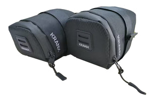KranX Dolomite Saddlebag in Black - Medium (0.9L)
