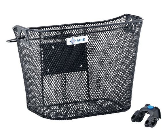 Adie Mesh Basket in Black, Includes Snap Fit Bracket
