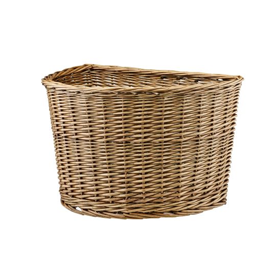 Adie 16'' D Shape Wicker Basket