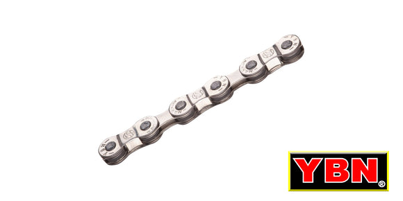 Yaban S8 S 8 Speed Chain in Silver/Brown (Boxed)